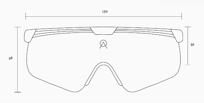 SUNGLASSES ALBA DELTA BLACK RV SKY  CYCLING SYDNEY AUSTRALIA BIKE SHOP