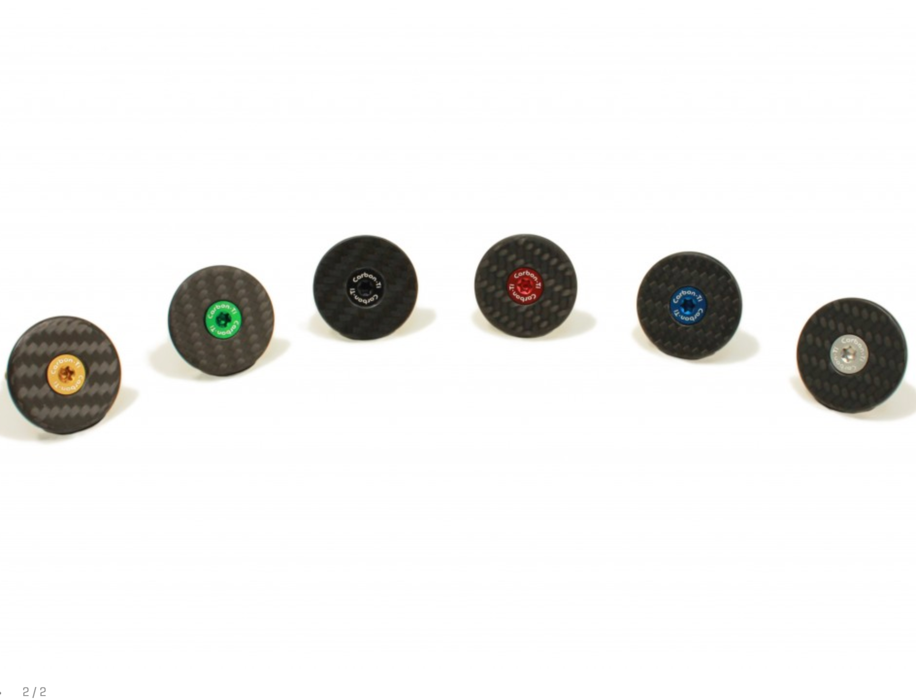 CARBON TI BOLT FOR X CAP COLOURED