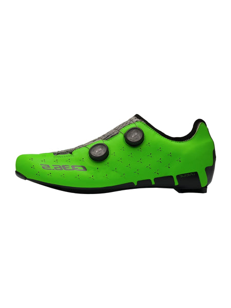 Q36.5 UNIQUE ROAD SHOES GREEN FLUO CYCLING SYDNEY AUSTRALIA BIKE SHOP