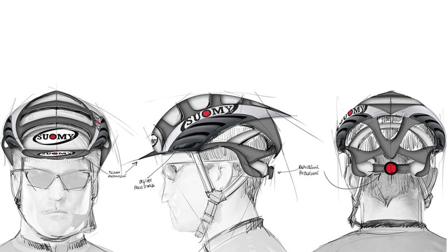 SUOMY HELMET GUNWIND MATT WHITE GREY CHAINSMITH BIKE SHOP