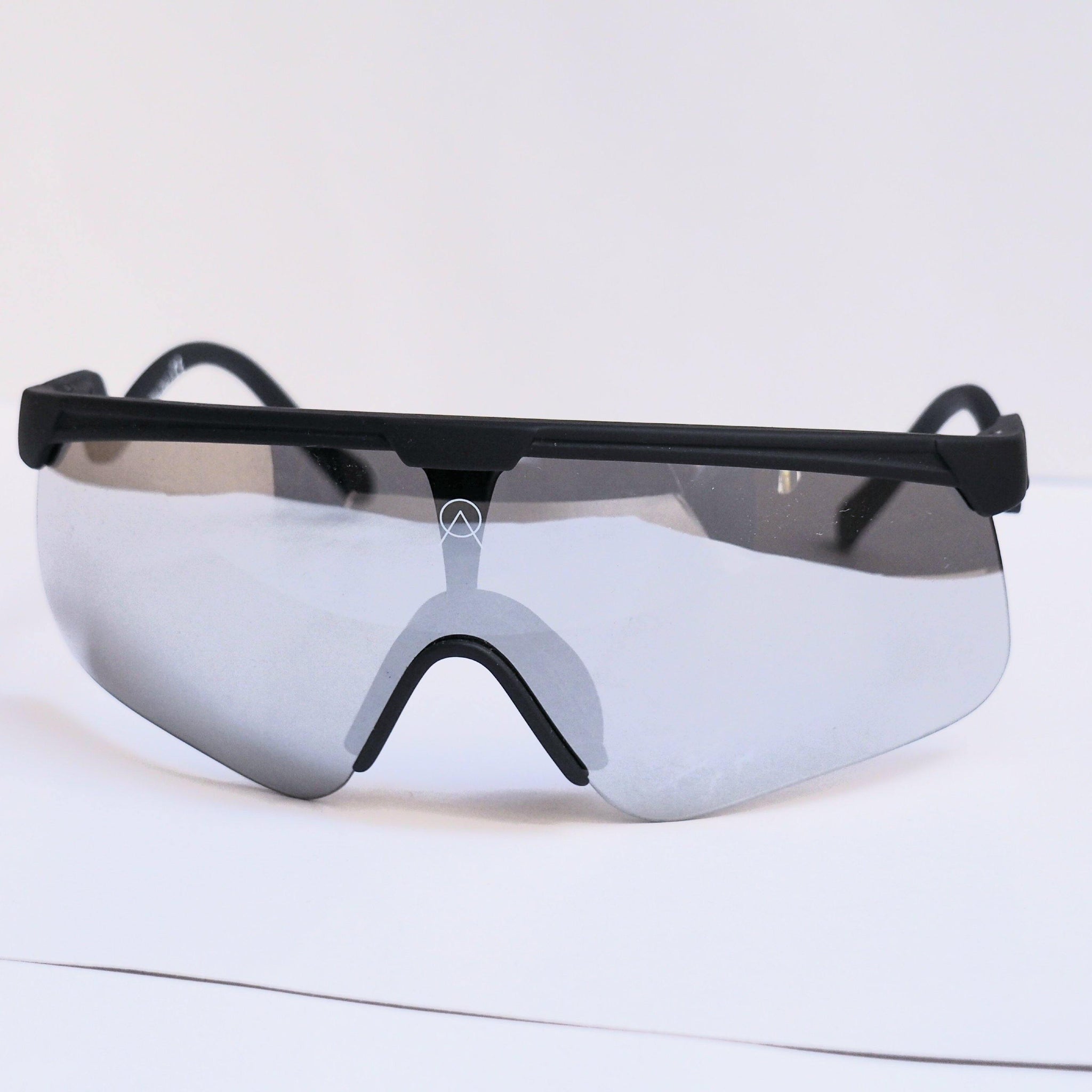 SUNGLASSES ALBA DELTA BLACK MR SILVER LENS CYCLING SYDNEY AUSTRALIA BIKE SHOP