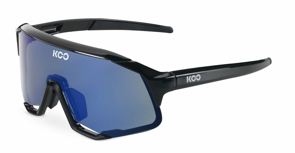 SUNGLASSES KOO DEMOS BLACK FRAME BLUE SKY LENS CYCLING SYDNEY AUSTRALIA BIKE SHOP