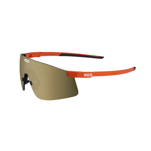 SUNGLASSES KOO NOVA SUNSET MATT LENS GOLD MIRROR CYCLING SYDNEY AUSTRALIA BIKE SHOP