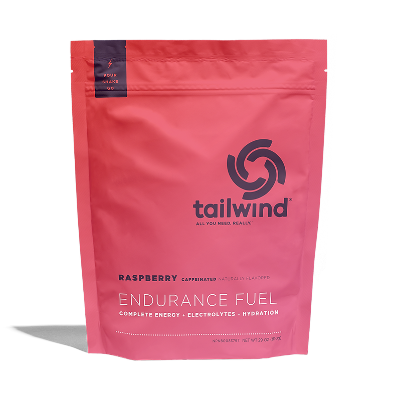 TAILWIND NUTRITION ENDURANCE FUEL RASPBERRY CAFFEINATED 30 SERVES CYCLING SYDNEY AUSTRALIA BIKE SHOP