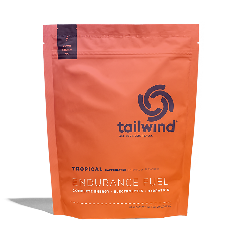 TAILWIND NUTRITION ENDURANCE FUEL TROPICAL CAFFEINATED 30 SERVES  CYCLING SYDNEY AUSTRALIA BIKE SHOP