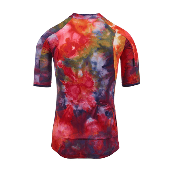 VELOCIO MENS ICE DYE SE JERSEY FIRE RED  CYCLING SYDNEY AUSTRALIA BIKE SHOP