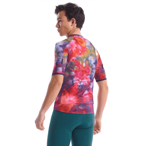 VELOCIO MENS ICE DYE SE JERSEY FIRE RED – CHAINSMITH BIKE SHOP