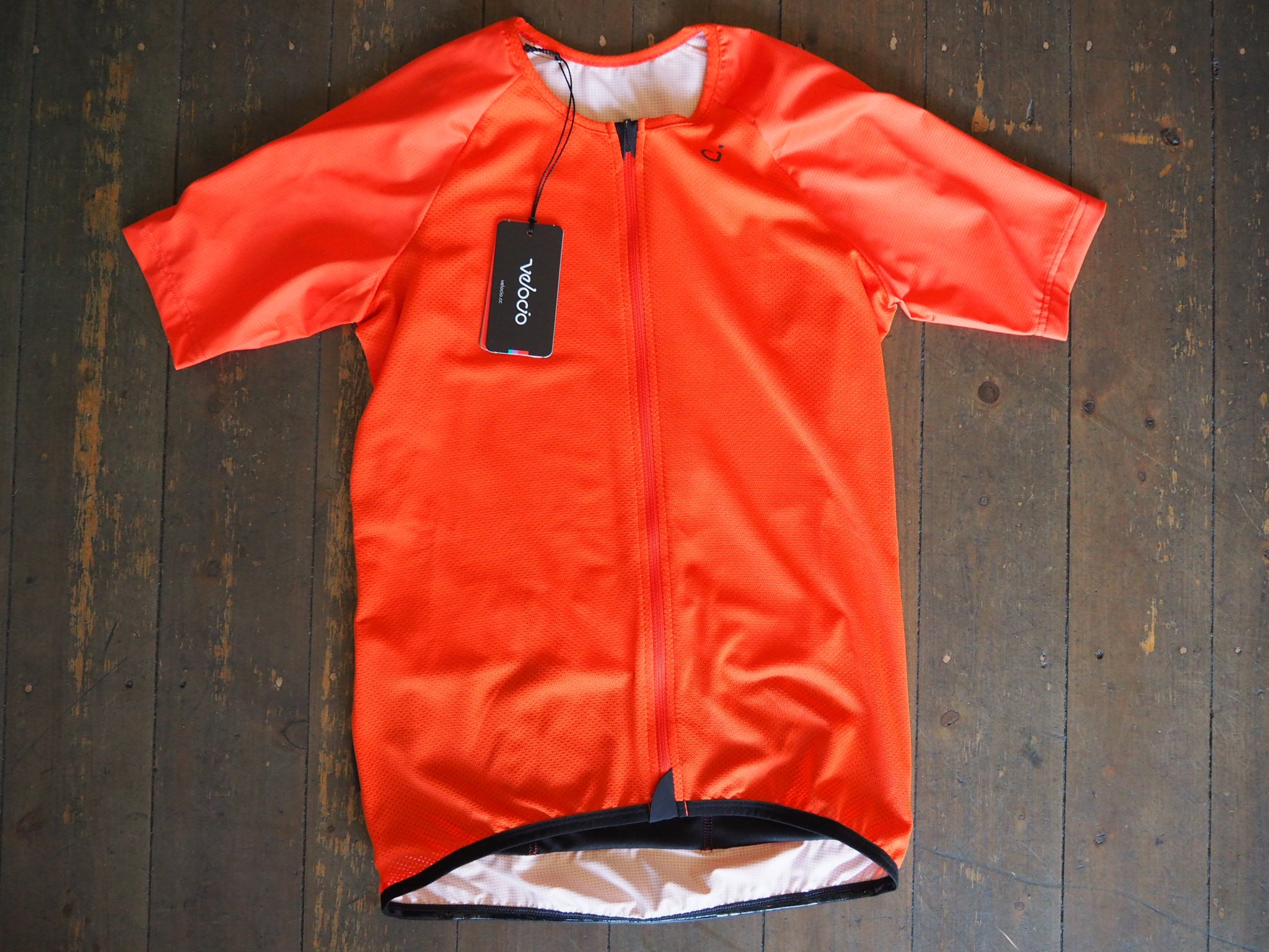 VELOCIO SUMMER RADIATOR WOMENS JERSEY FIRE RED CYCLING SYDNEY AUSTRALIA BIKE SHOP