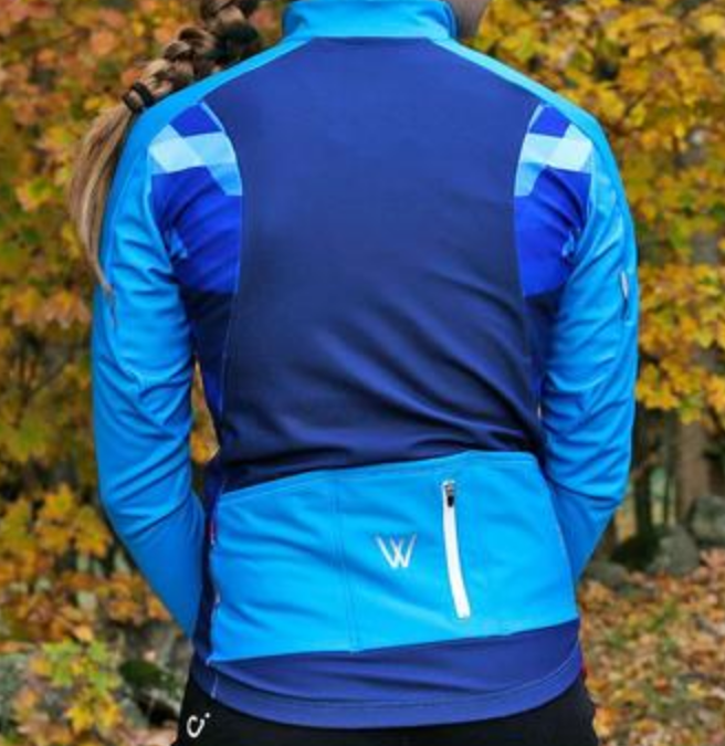 VELOCIO WOMENS JACKET HELEN WYMAN SIGNATURE MID BLUE CYCLING SYDNEY AUSTRALIA BIKE SHOP
