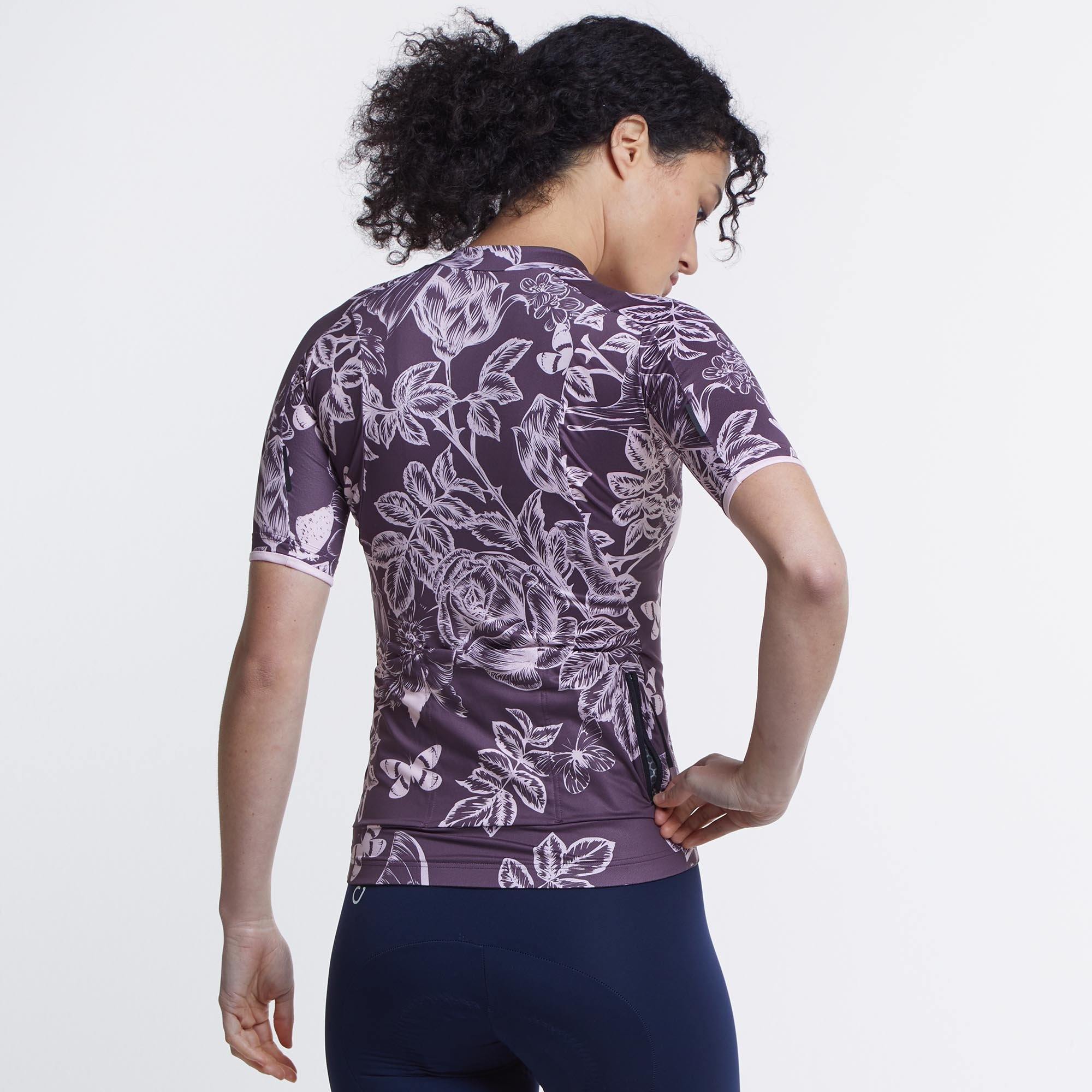 Floral bike store jersey