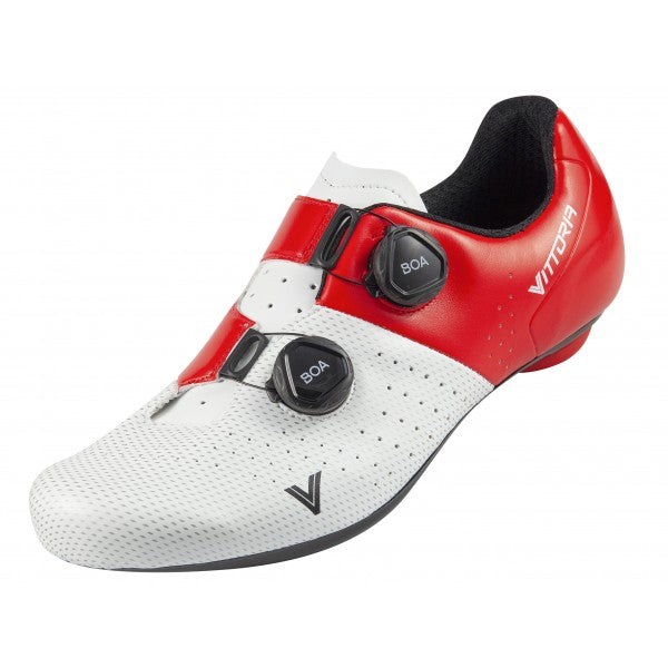 VITTORIA VELOCE CYCLING SHOES WHITE/RED CYCLING SYDNEY AUSTRALIA BIKE SHOP